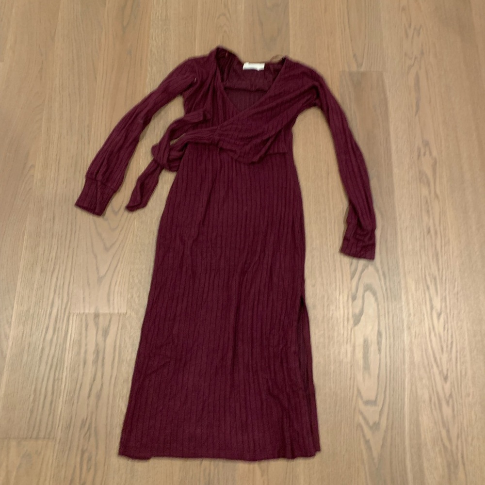 Lush wine colored dress